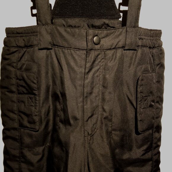 Rothschild Snow Ski Pants Med (5-6) Black Youth Unisex Boy Girl Elastic Ankle - Picture 3 of 15